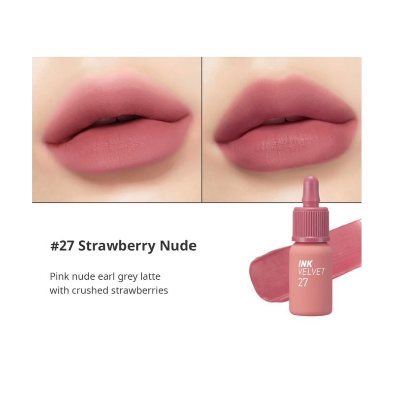 [Peripera] Ink The Velvet Strawberry Nude 027